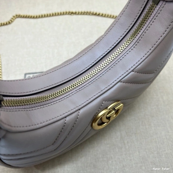 Hyper Peter GUCCI GG half-moon-shaped bag mini Marmont 0820